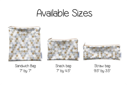 Reusable Neutral Kitchen and Picnic Bags