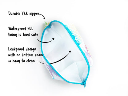 Pineapple Rainbow Reusable Snack Bags