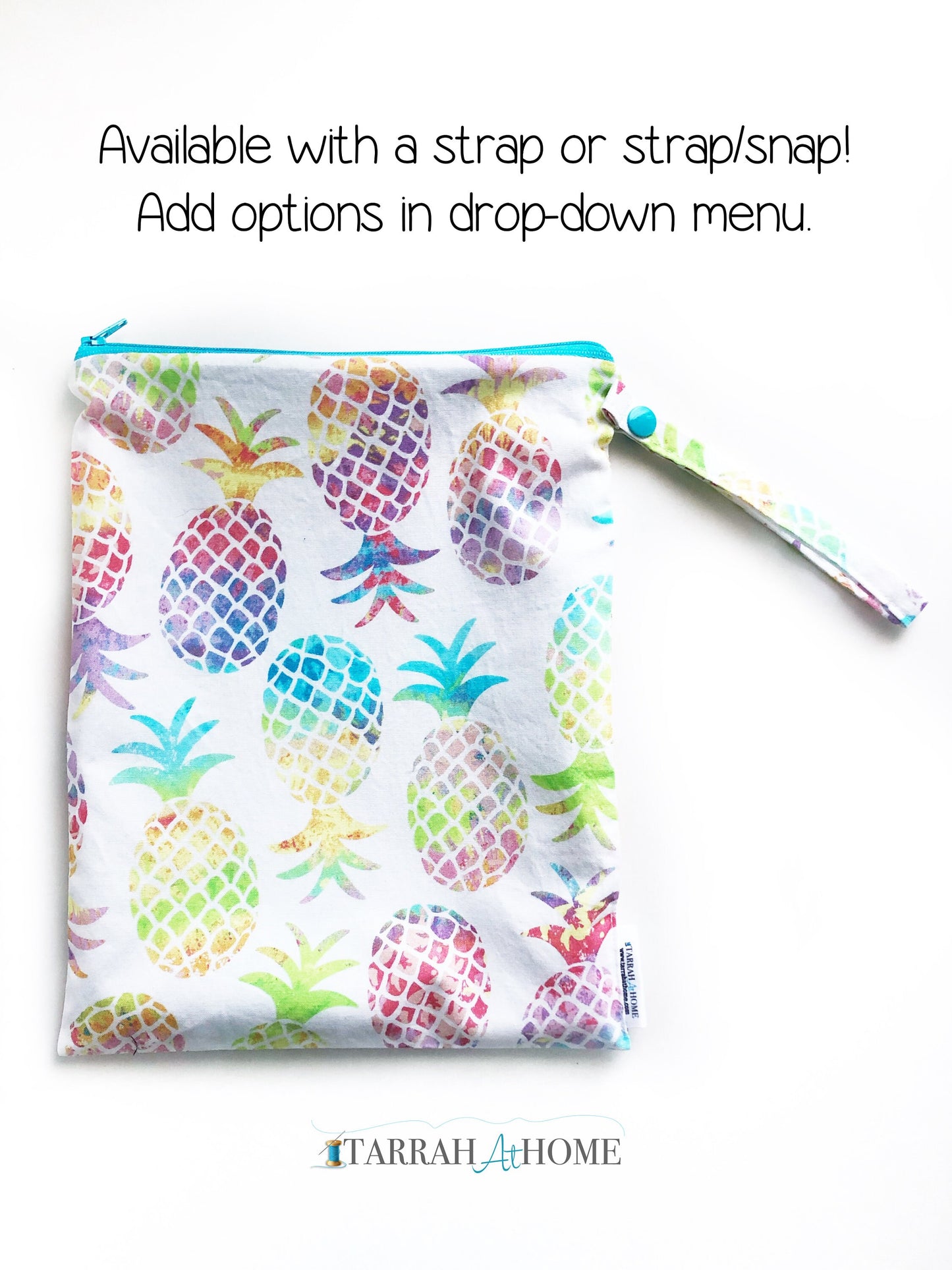 Rainbow Pineapple Wet Bag