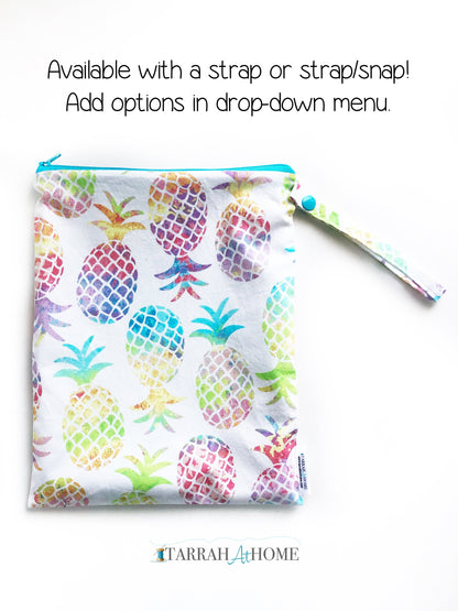 Rainbow Pineapple Wet Bag