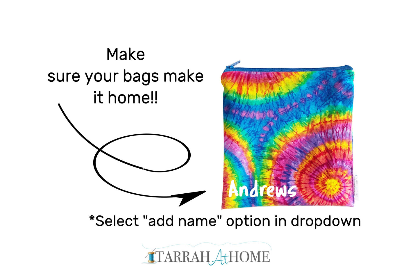 Tie-Dye Sandwich Bags