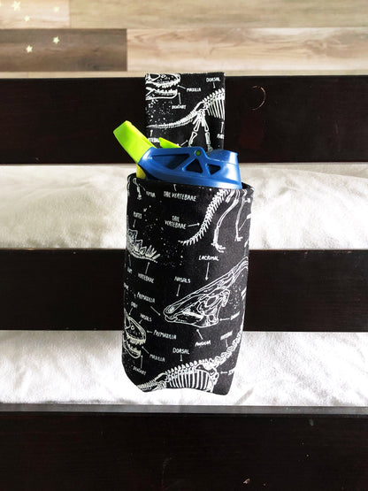Water Bottle Drink Holder in Glow in the Dark Dinosaur