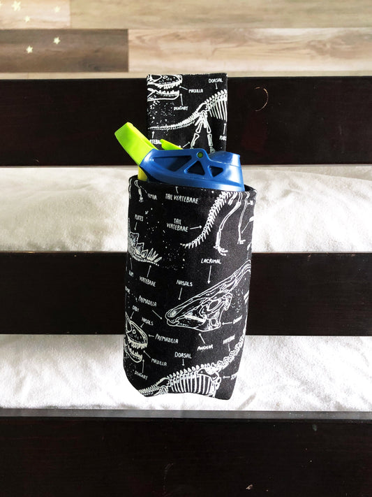 Water Bottle Drink Holder in Glow in the Dark Dinosaur
