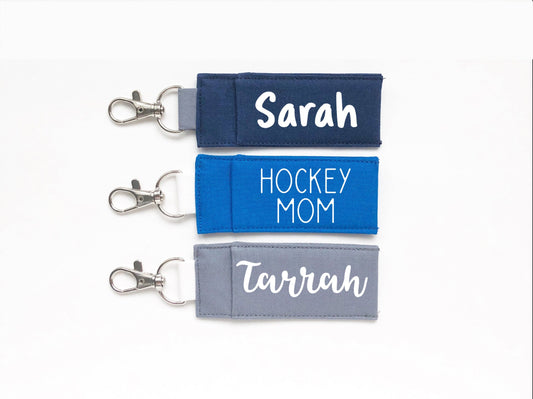 Solid Colour Lip Balm Keychain Holder