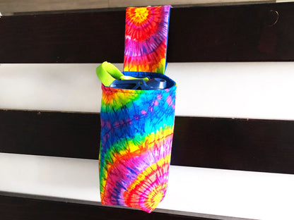 Hanging Drink/Accessory Holder in Tie-Dye