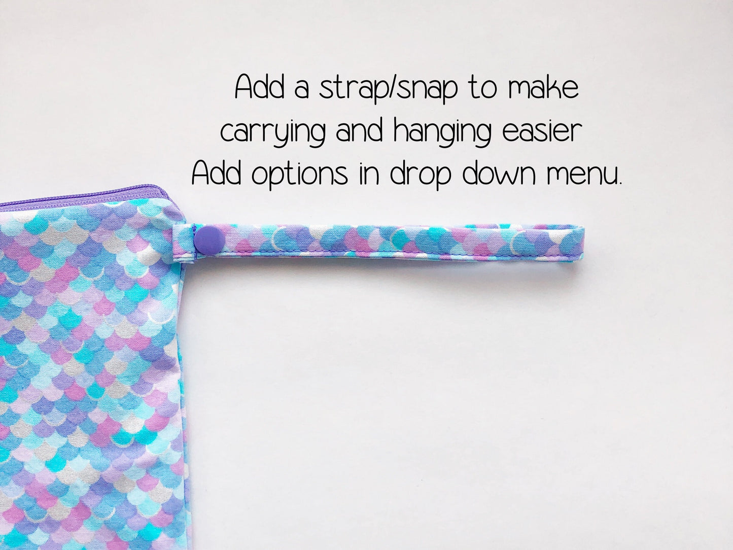 Mermaid Sparkle Scale Wet Bag