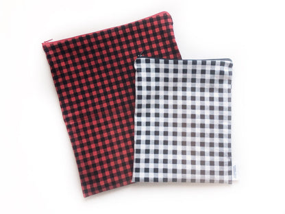 Buffalo Plaid Wet Bags