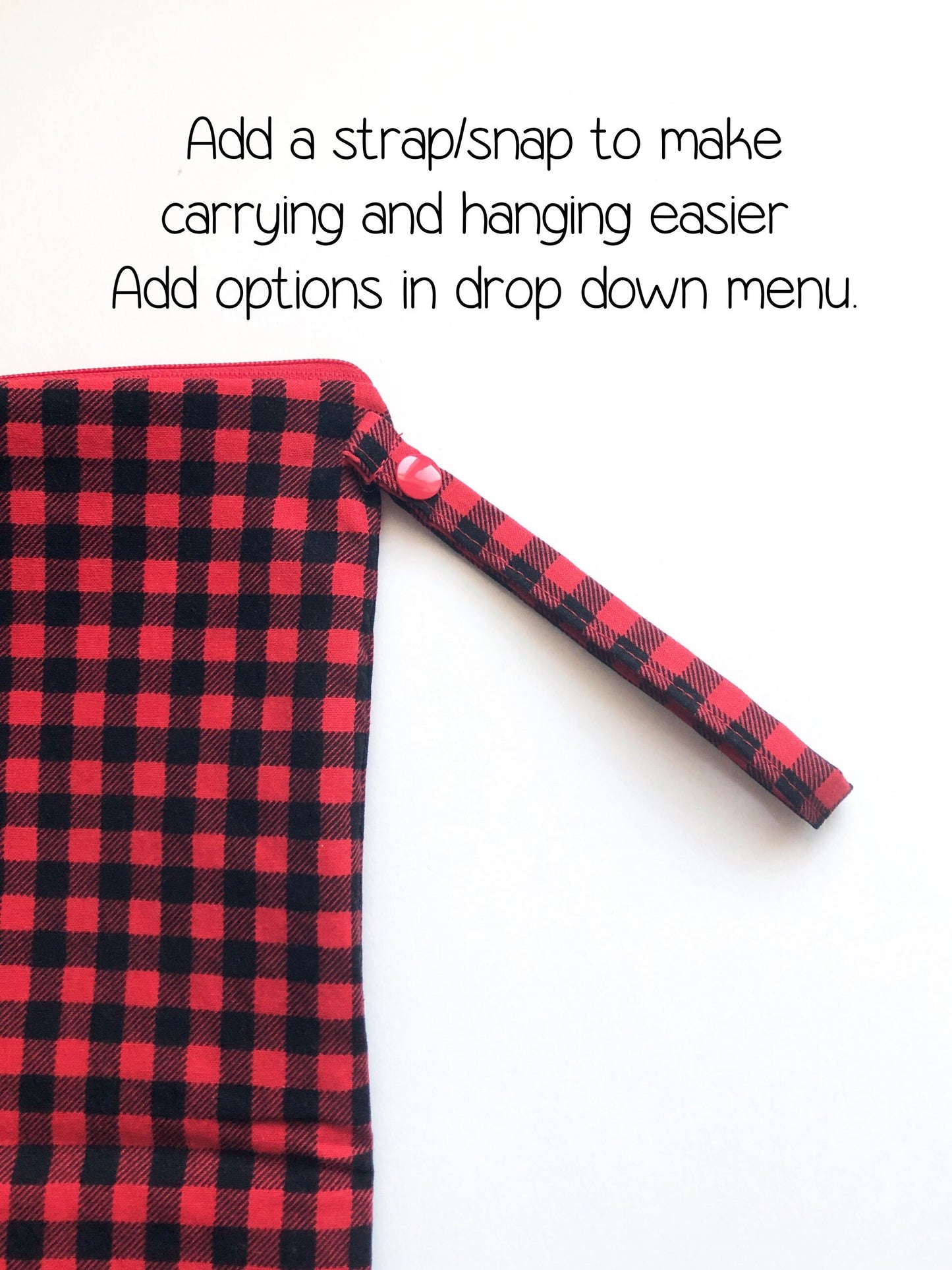 Buffalo Plaid Wet Bags