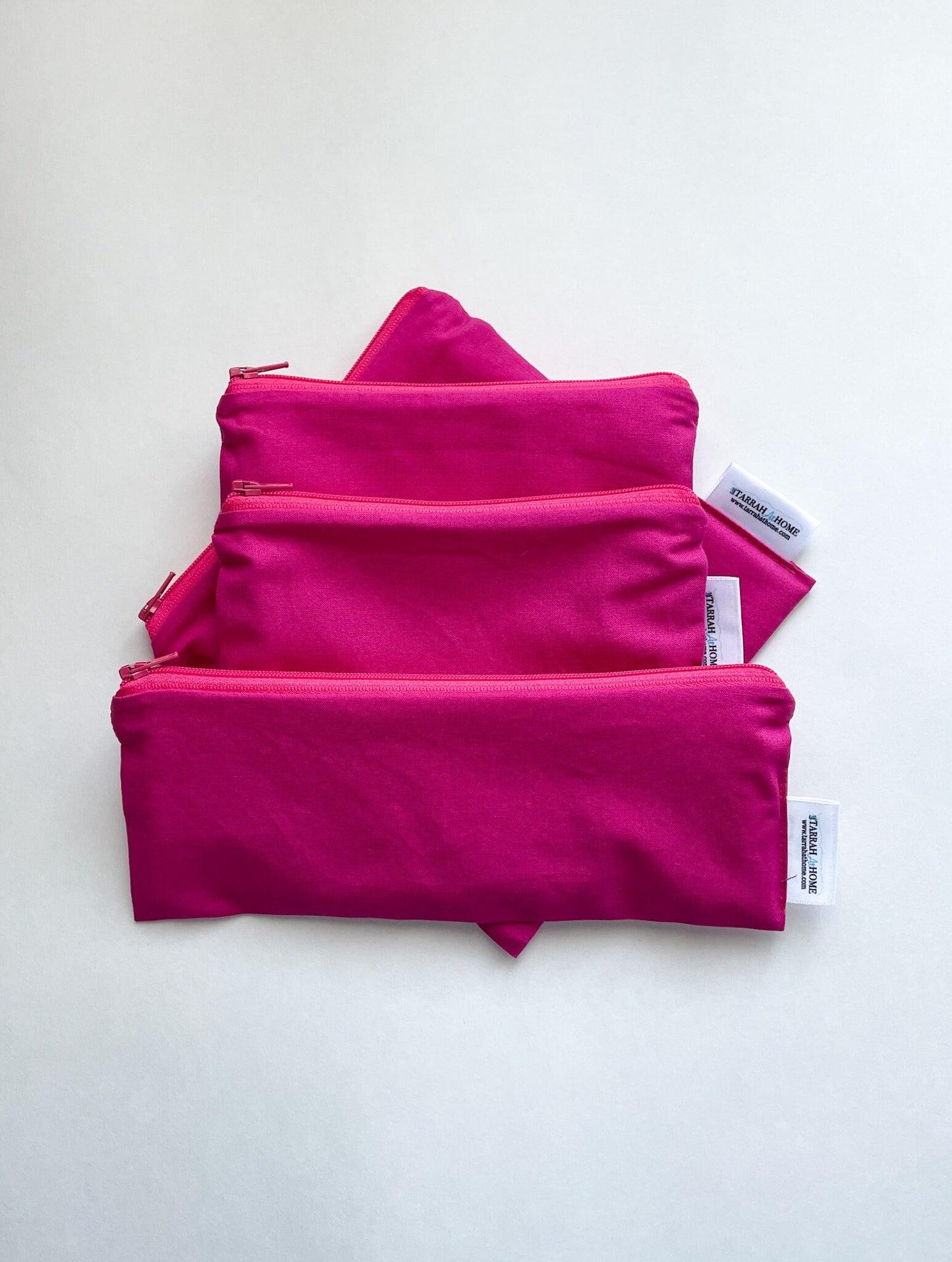 Bundle of 4 Personalized Reusable Food Bags