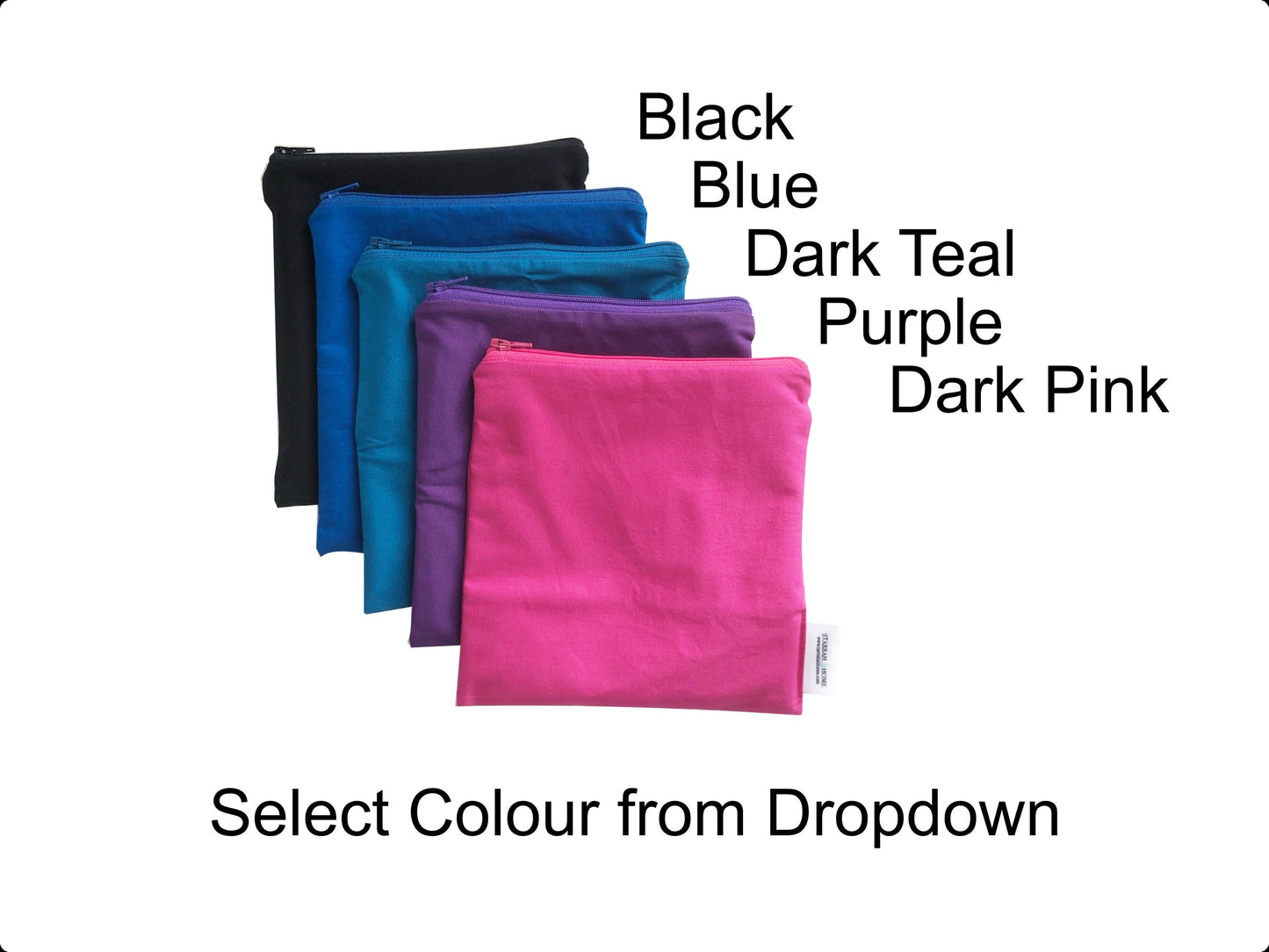 Bundle of 4 Personalized Reusable Food Bags